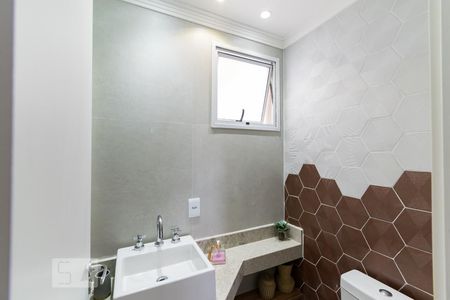 Banheiro Social de apartamento à venda com 2 quartos, 49m² em Vila do Encontro, São Paulo