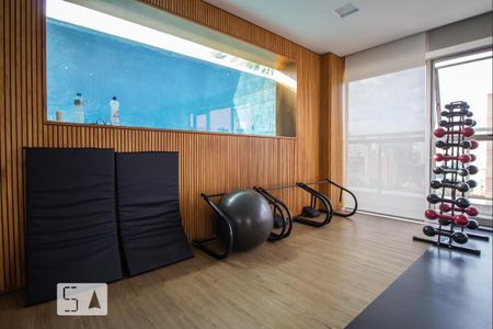 Studio para alugar com 31m², 1 quarto e 1 vaga Studio para alugar com 31m², 1 quarto e 1 vagaAcademia