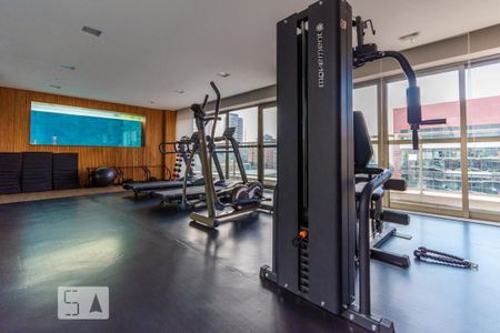 Studio para alugar com 31m², 1 quarto e 1 vaga Studio para alugar com 31m², 1 quarto e 1 vagaAcademia