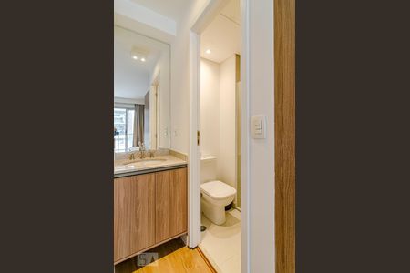 Studio para alugar com 31m², 1 quarto e 1 vaga Studio para alugar com 31m², 1 quarto e 1 vagaBanheiro