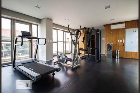 Studio para alugar com 31m², 1 quarto e 1 vaga Studio para alugar com 31m², 1 quarto e 1 vagaAcademia