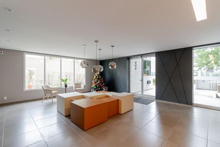 Studio para alugar com 38m², 1 quarto e 1 vaga Studio para alugar com 38m², 1 quarto e 1 vagaHall Socail