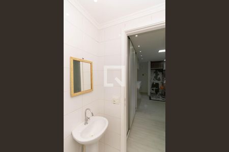 Banheiro Social de apartamento à venda com 1 quarto, 37m² em Jardim Ibitirama, São Paulo