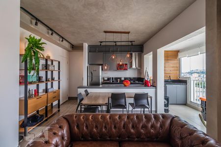 Sala de apartamento para alugar com 1 quarto, 47m² em Alphaville Empresarial, Barueri