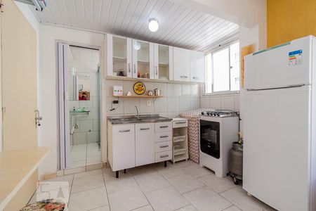 Cozinha de kitnet/studio para alugar com 1 quarto, 22m² em Centro Histórico, Porto Alegre