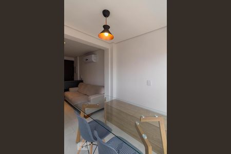 Varanda da sala de kitnet/studio para alugar com 1 quarto, 35m² em Pinheiros, São Paulo