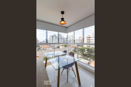 Varanda da sala de kitnet/studio para alugar com 1 quarto, 35m² em Pinheiros, São Paulo