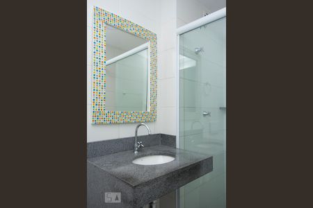 Detalhe banheiro de apartamento para alugar com 1 quarto, 31m² em Água Branca, São Paulo