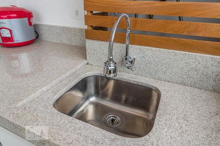 Apartamento para alugar com 47m², 1 quarto e 1 vagaDetalhe da Varanda