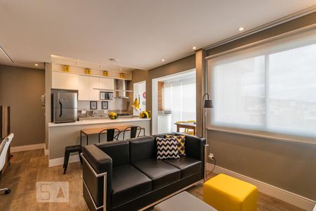 Sala de apartamento à venda com 1 quarto, 47m² em Alphaville Empresarial, Barueri