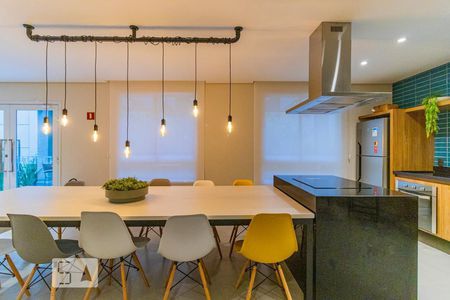 Studio à venda com 28m², 1 quarto e sem vagaÁrea comum - Salão de festas