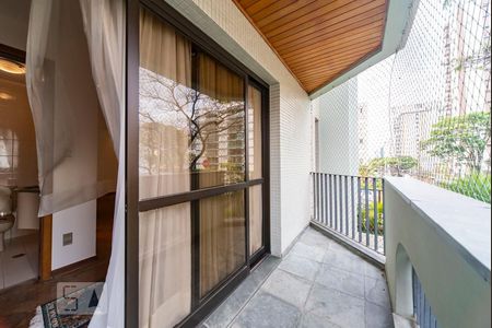 Varanda da Sala de apartamento à venda com 3 quartos, 144m² em Vila Bastos, Santo André