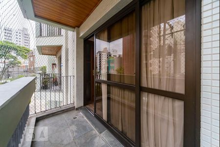 Varanda da Sala de apartamento à venda com 3 quartos, 144m² em Vila Bastos, Santo André