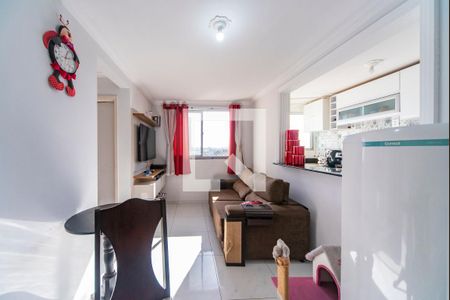 Sala de apartamento à venda com 2 quartos, 46m² em Vila Homero Thon, Santo André