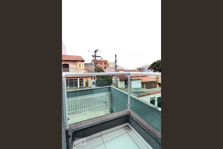 Sacada do Quarto Suíte de apartamento à venda com 2 quartos, 50m² em Utinga, Santo André