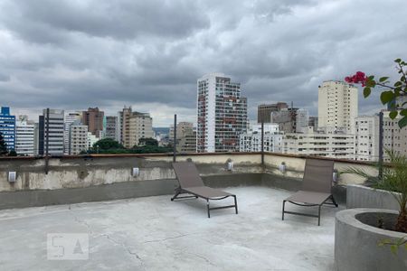Área comum - Terraço de apartamento para alugar com 1 quarto, 45m² em Consolação, São Paulo