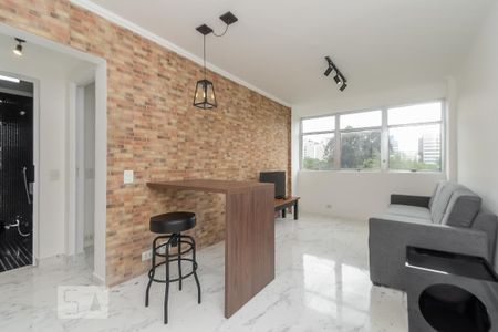 Sala de apartamento para alugar com 1 quarto, 45m² em Consolação, São Paulo