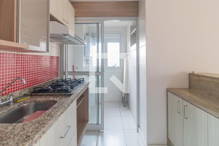 Cozinha e Área de Serviço de apartamento à venda com 3 quartos, 80m² em Teresópolis, Porto Alegre
