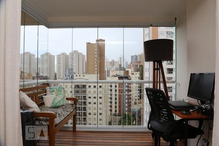 Varanda da Sala de apartamento para alugar com 2 quartos, 70m² em Vila Suzana, São Paulo