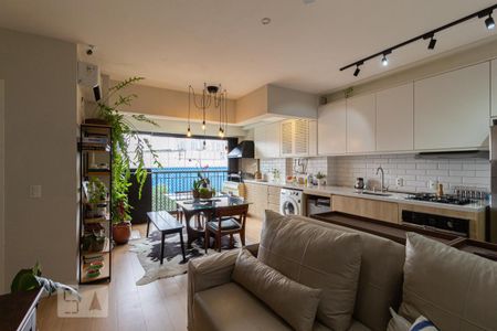 Sala de apartamento para alugar com 2 quartos, 62m² em Continental, Osasco
