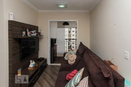 Sala de apartamento para alugar com 2 quartos, 50m² em Jardim Três Marias, São Paulo