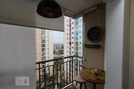 Varanda da Sala de apartamento para alugar com 2 quartos, 50m² em Jardim Três Marias, São Paulo