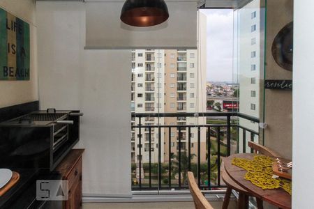 Varanda da Sala de apartamento para alugar com 2 quartos, 50m² em Jardim Três Marias, São Paulo