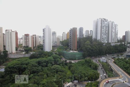 Vista da varanda de apartamento para alugar com 2 quartos, 58m² em Vila Praia, São Paulo