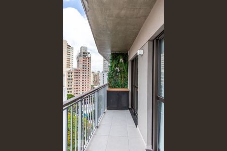 Varanda de kitnet/studio para alugar com 1 quarto, 34m² em República, São Paulo