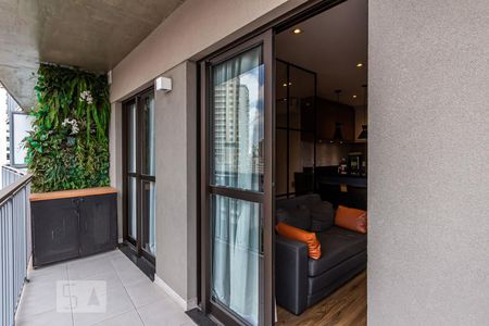 Varanda de kitnet/studio para alugar com 1 quarto, 34m² em República, São Paulo