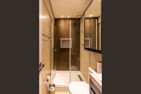 Studio para alugar com 34m², 1 quarto e sem vaga Studio para alugar com 34m², 1 quarto e sem vagaBanheiro