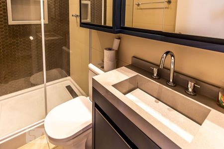 Studio para alugar com 34m², 1 quarto e sem vaga Studio para alugar com 34m², 1 quarto e sem vagaBanheiro
