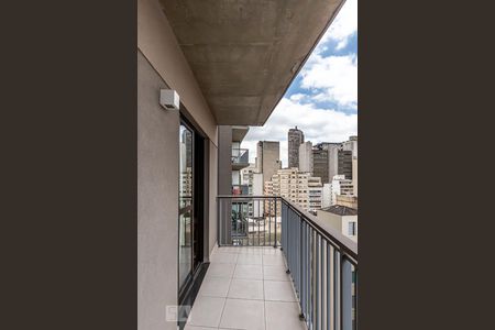Varanda de kitnet/studio para alugar com 1 quarto, 34m² em República, São Paulo