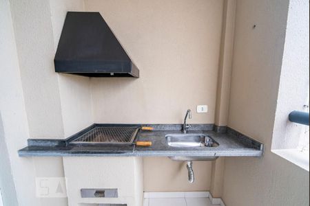 Churrasqueira e pia de apartamento para alugar com 2 quartos, 80m² em Campestre, Santo André