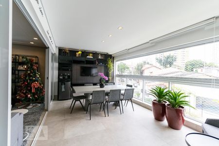 Varanda da Sala de apartamento à venda com 3 quartos, 137m² em Vila Mariana, São Paulo