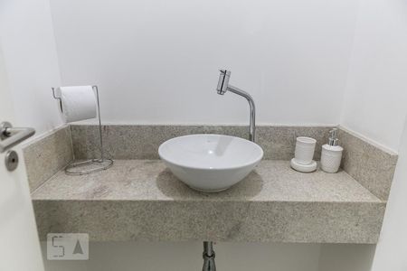 Lavabo de apartamento para alugar com 1 quarto, 48m² em Boqueirão, Santos
