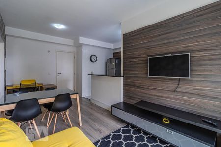Sala de apartamento à venda com 1 quarto, 49m² em Alphaville Industrial, Barueri