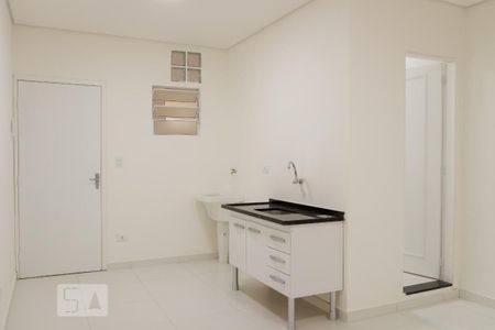 Sala/Cozinha de apartamento para alugar com 1 quarto, 50m² em Nova Gerti, São Caetano do Sul