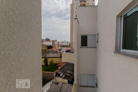 Vista Sala/Cozinha de apartamento à venda com 2 quartos, 58m² em Vila Guiomar, Santo André