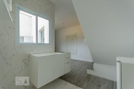 Sala/Cozinha de apartamento à venda com 2 quartos, 58m² em Vila Guiomar, Santo André
