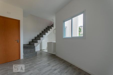 Sala/Cozinha de apartamento à venda com 2 quartos, 58m² em Vila Guiomar, Santo André