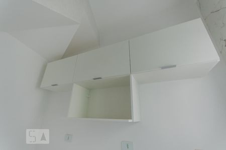 Sala/Cozinha de apartamento à venda com 2 quartos, 58m² em Vila Guiomar, Santo André