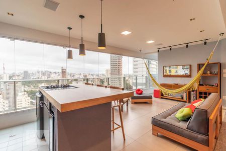Varanda gourmet de apartamento para alugar com 3 quartos, 149m² em Sumarezinho, São Paulo