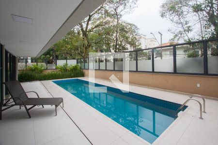 Studio para alugar com 41m², 1 quarto e 1 vagaPiscina