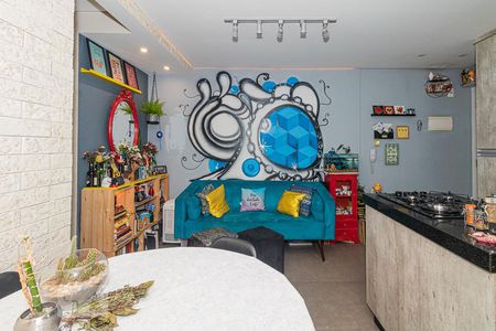 Sala de apartamento à venda com 2 quartos, 47m² em Carandiru, São Paulo