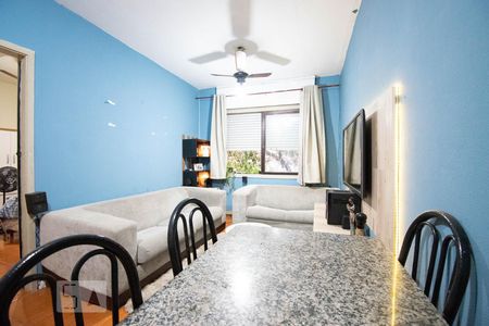 Sala de Estar de apartamento à venda com 1 quarto, 84m² em Teresópolis, Porto Alegre
