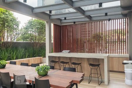 Studio à venda com 32m², 1 quarto e sem vagaÁrea Gourmet