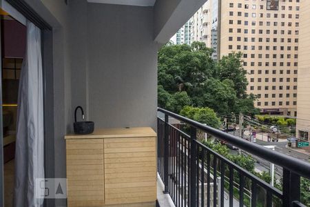 Studio à venda com 32m², 1 quarto e sem vagaVaranda