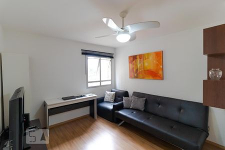 Sala de apartamento para alugar com 1 quarto, 42m² em Cambuí, Campinas