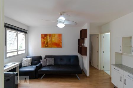 Sala de apartamento para alugar com 1 quarto, 42m² em Cambuí, Campinas